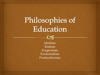 Preview of Philosophies of Education and Related Theories of Learning