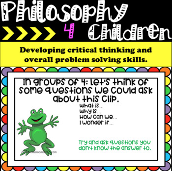 Preview of Philosophy 4 Children (P4C)