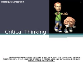 Preview of Philosophy- Critical Thinking 2