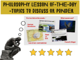 Philosophy Lesson of the Day: 12 Lessons for Middle or Hig