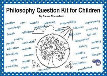 Philosophy Questions Kit Printable - 78 Question Cards with Discussion