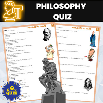 Preview of Philosophy Quiz | Human Social Science Quiz