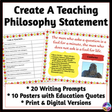 Philosophy of Teaching Statement: Describe Your Values & B