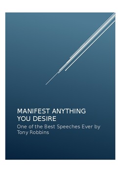 Preview of Philosophy of Tony Robbins