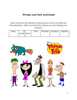 Phineas & Ferb Flashcards