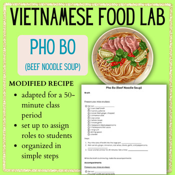 Preview of Pho Bo Vietnamese Cuisine Cooking Foods Lab International Global Culinary