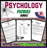 Phobia Resource Bundle for Psychology or Health Halloween