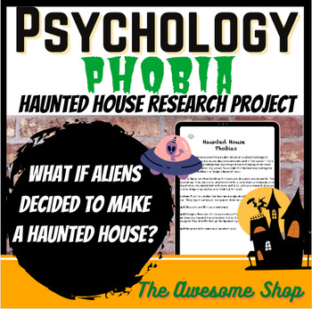 Preview of Phobias Haunted Halloween Project for Health & Psychology