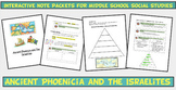 Phoenicia / Israelites Interactive Digital Note Packet for