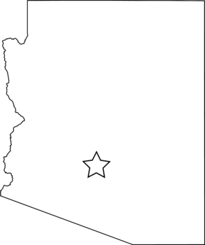 Phoenix Arizona AZ State Capital City Map USA America - JPG SVG PNG PDF ...