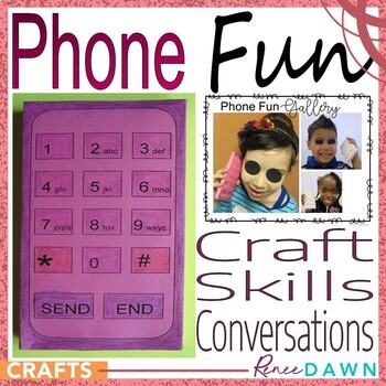 Preview of Phone Skills - 3D Phone Craft - Conversation Skills