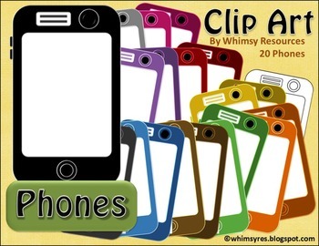 Preview of Phone, Tablet, Technology Clip Art