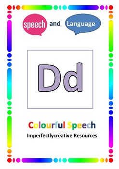 Preview of Phoneme 'D' resources -Initial, Medial and End Position.