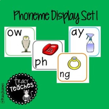 Preview of Phoneme Display Cards Set 1