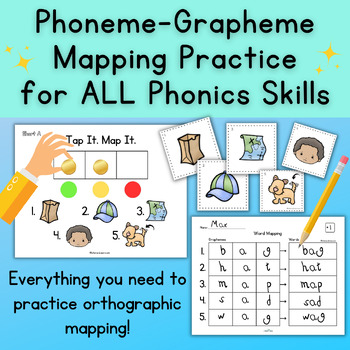 Preview of Phoneme-Grapheme Mapping for ALL Phonics Skills - Orthographic Mapping (SOR/OG)