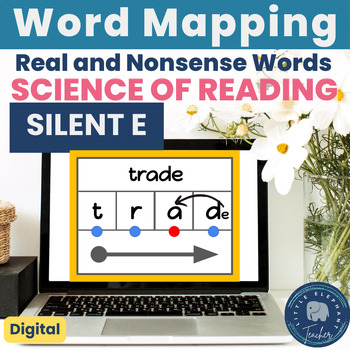 Preview of Phoneme Grapheme Orthographic Word Mapping - Blending and Segmenting - Silent e