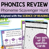 Phoneme/Grapheme Review Scavenger Hunt Game: 3rd Grade OW,
