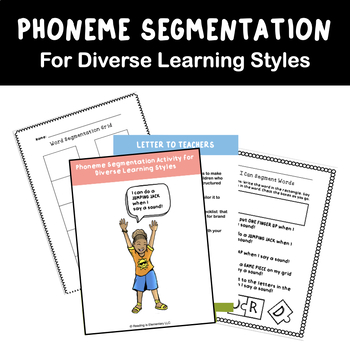 Preview of Interactive Phonemic Awareness Literacy Center for Diverse Learning Styles
