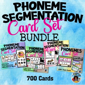 Preview of Phoneme Segmentation Cards Bundle