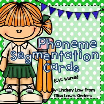 Preview of Phoneme Segmentation Cards {CVC Words}