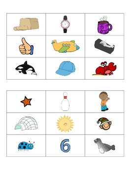Phoneme Segmentation Fluency Practice Cards by The Kindergarten Kitchen
