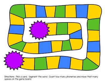 Phoneme Segmentation Game by Melissa Moran | TPT