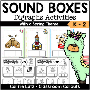 Preview of Phoneme Segmentation Sound Boxes | Digraphs 