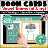 Phoneme Segmentation Sound Boxes | Vowel Teams AI & AY | B