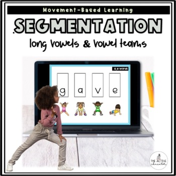Preview of Phoneme Segmenting Activities | Long Vowels and Vowel Teams | Distance Learning