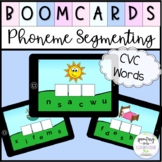Phoneme Segmenting CVC Words | Boom Cards