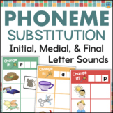 Phoneme Substitution Manipulation Activities Beginning Mid