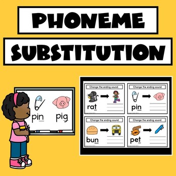 Preview of Phoneme Substitution | Change the Ending Sound