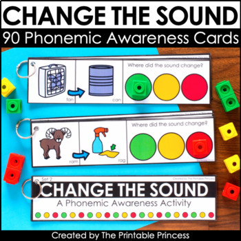 Preview of Phoneme Substitution: Change the Sound | Phonemic Awareness Activity