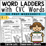 Phoneme Substitution Word Ladders - Short Vowels CVC Words