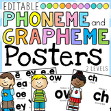 Phoneme and Grapheme Sound Wall Posters and Cheat Sheet: 4