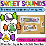 Segmenting Sounds with Candy Halloween Phonemic Awareness Game