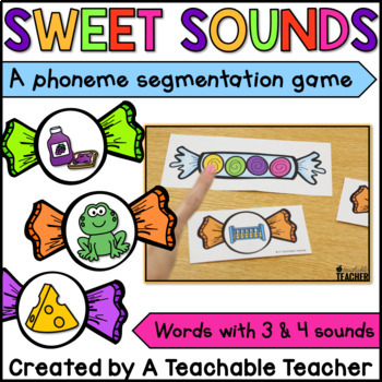 Preview of Segmenting Sounds with Candy Halloween Phonemic Awareness Game