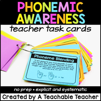 Preview of Phonemic Awareness Activities Small Group Lessons Games for Reading Intervention