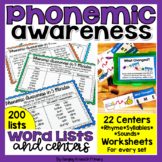 Phonemic Awareness Activities BUNDLE