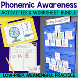 Beginning Phonemic Awareness Activities Bundle