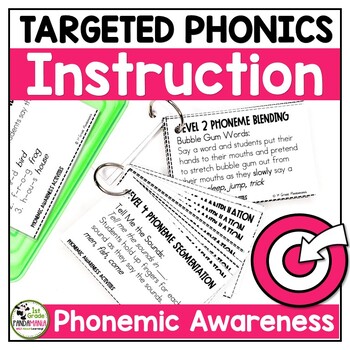 Preview of Phonemic Awareness Activities Daily Cards Science of Reading Aligned