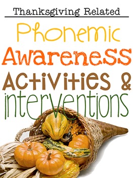 Preview of Phonemic Awareness Activities & Interventions - November