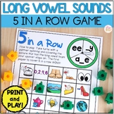 Phonemic Awareness Activities - Long Vowel Worksheet Games