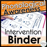 Phonemic Awareness Activities and Intervention No Prep Binder