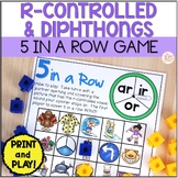 Phonemic Awareness Activities - R Controlled Vowels & Diph