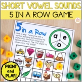 Phonemic Awareness Activities - Short Vowel CVC Worksheet Games