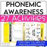 Phonemic Awareness Assessments & Activities: Phonological 