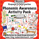Phonemic Awareness - Response to Intervention Activity Pack