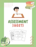 Phonemic Awareness: Assessment Sheets Students Recording Sheets
