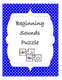 Phonemic Awareness Beginning Sound Puzzle game